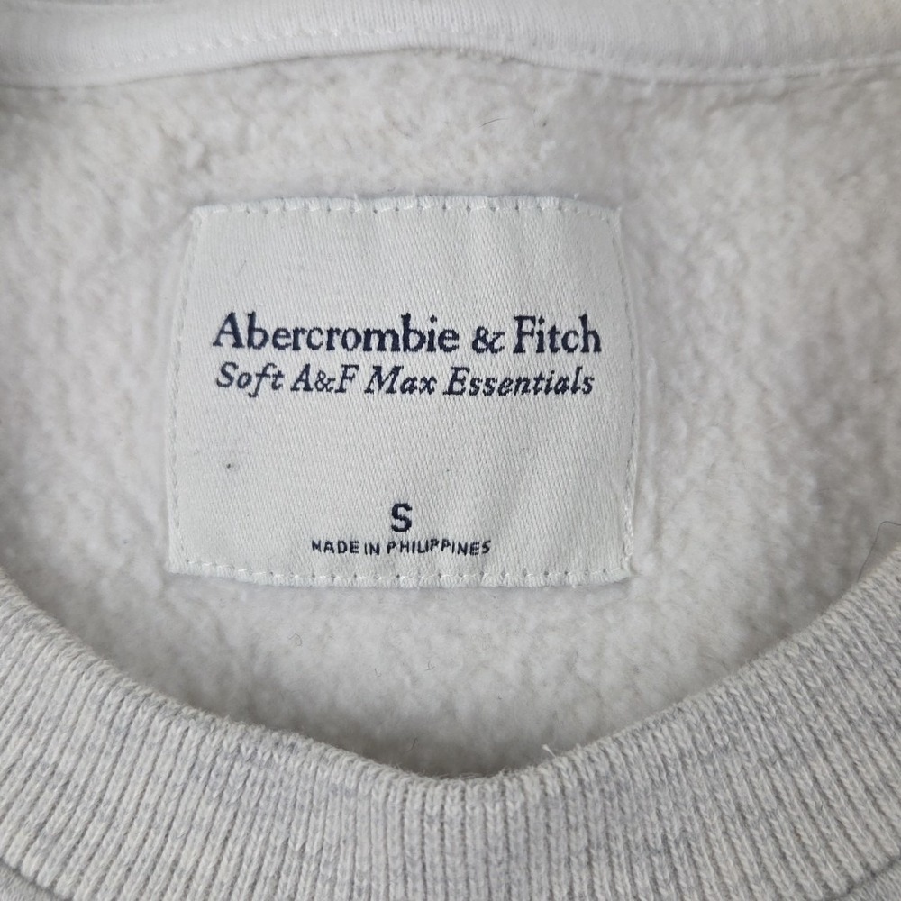 Abercrombie & Fitch‎ Soft Max Essentials Womens Small Colorblock Gray Pullover - Picture 2 of 6